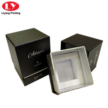 Custom Paper Perfume Packaging Gift Box Black