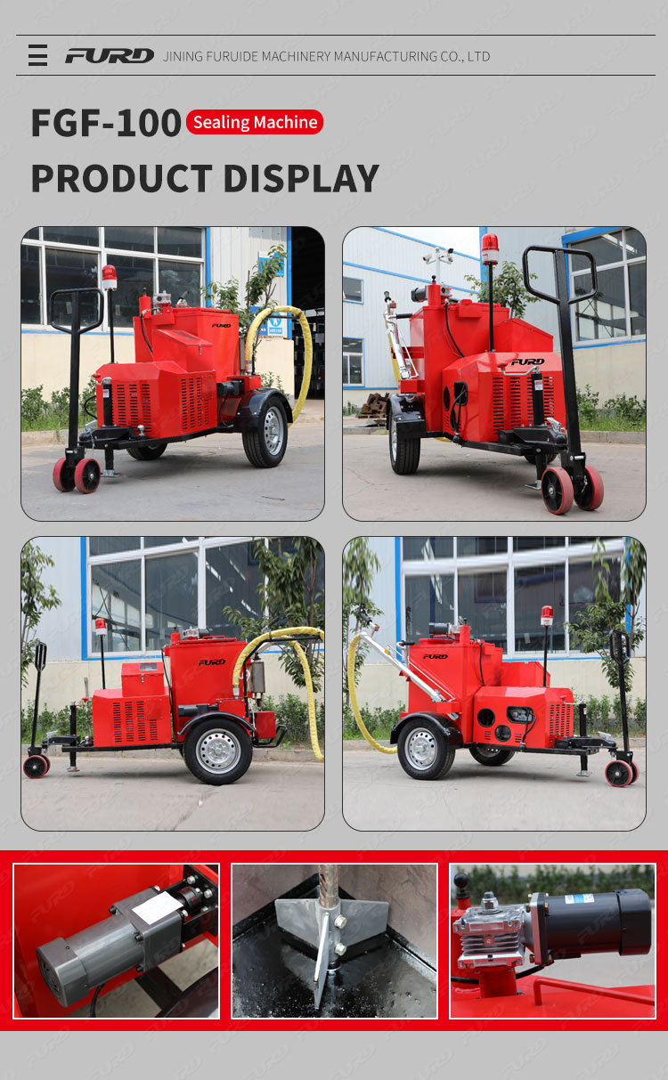 road pavement sealing machine