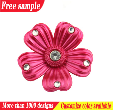 Attractive fashion lady shoe accessory flower