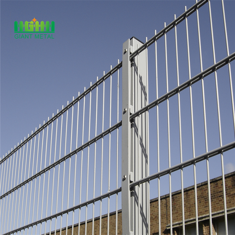 pvc coated welded double wire fence for residental