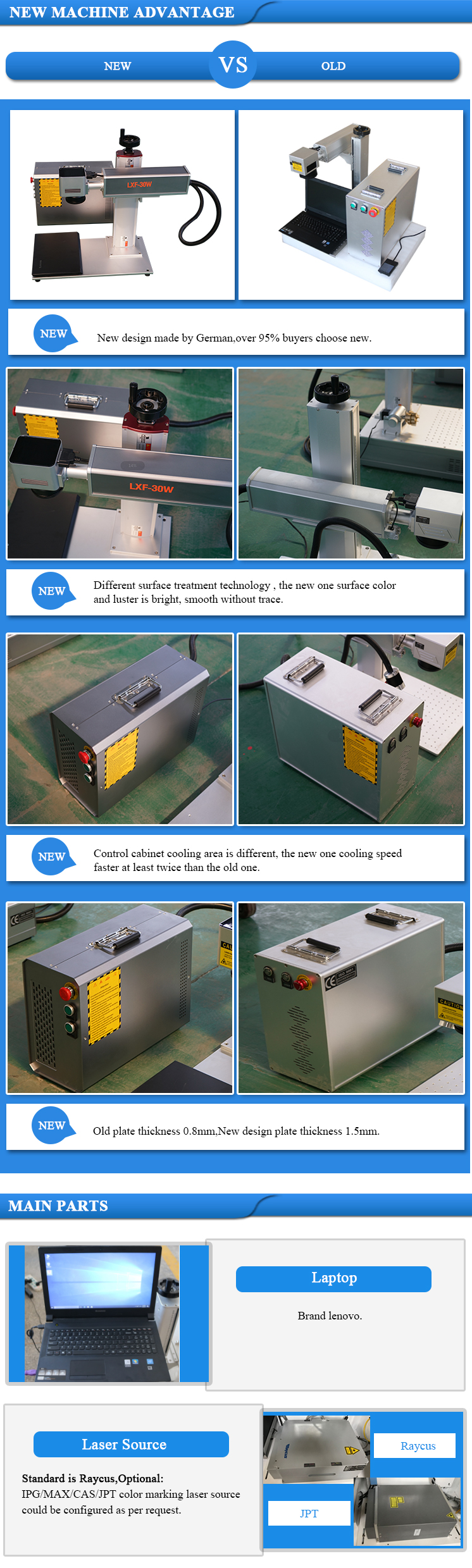 CE cheap cnc fiber laser marker computer keyboard fiber laser marking machine cylinder fiber laser marker 3d depth cnc