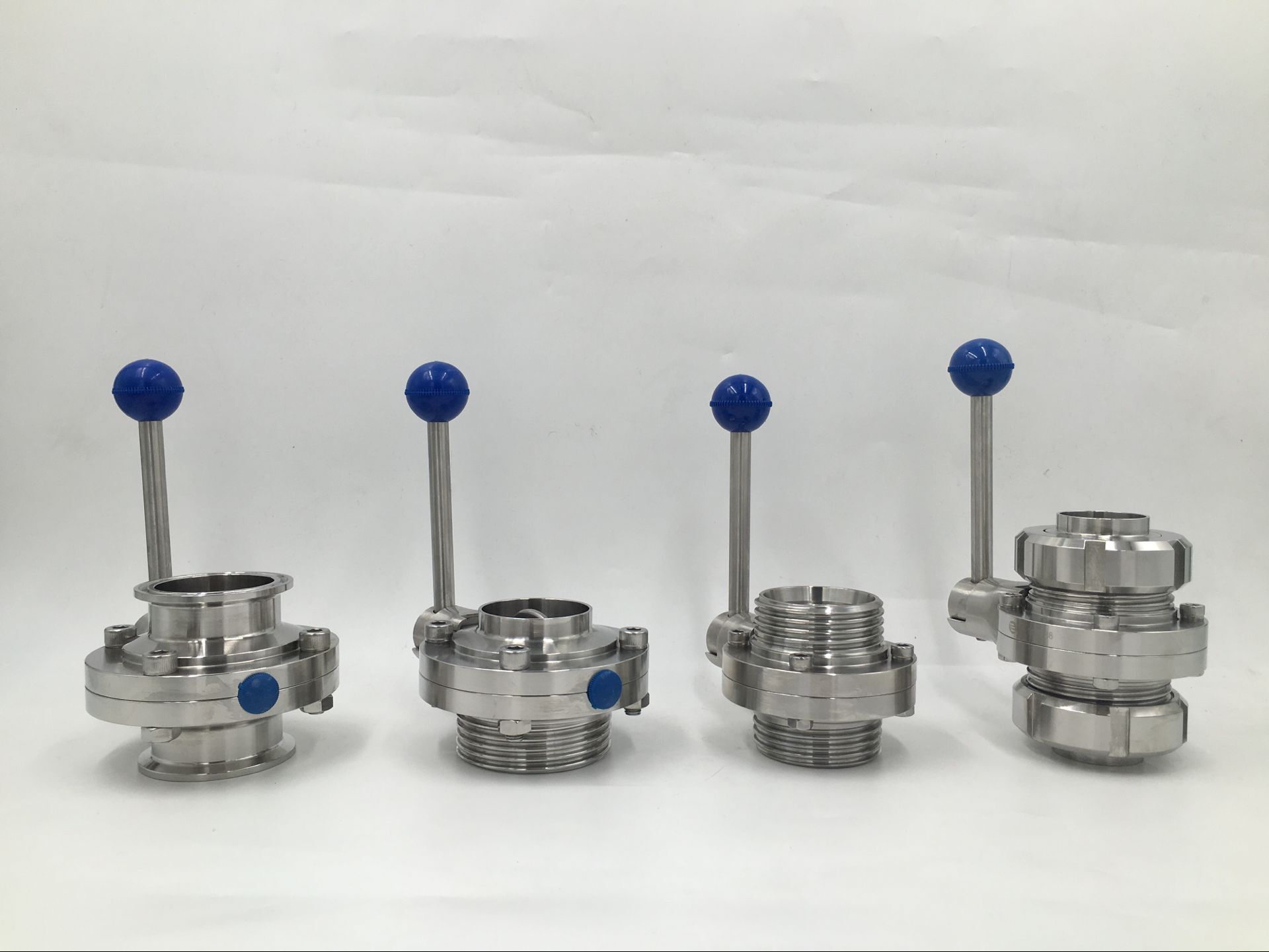 Stainless Steel Ss DIN Sanitary Thread Butterfly Valve