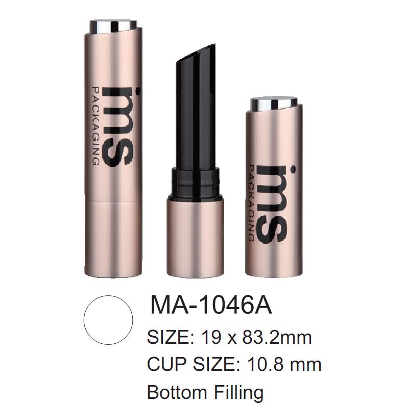 กล่องลิปสติกเครื่องสำอางอลูมิเนียมว่างเปล่า MA-1046A