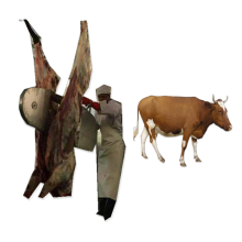 Manual Cattle Hide Removal Knives for Slaughter