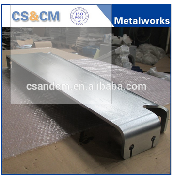 custom stainless steel sheet metal part/sheet metal fabrication/brushed metal parts