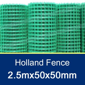 25mx50x50mm Plastic Coated Garden Fence Roll