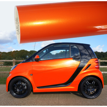 metallic fantasy gold orange car vinyl