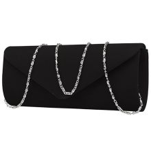 Evening Clutch Purse with Detachable Chain Strap for Wedding and Cocktail Parties