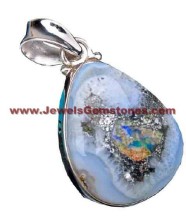 Beautiful Rough Kyanite & Aquamrine & Citrine Silver Jewelry, Silver Jewelry Wholesale, Fine Silver Jewelry