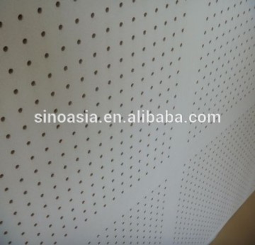 acoustic perforated plasterboard/gypsum ceiling board