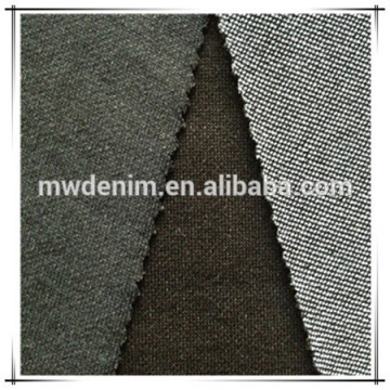 2015 Black Stretch Baby Terry Cotton knitted jean fabric