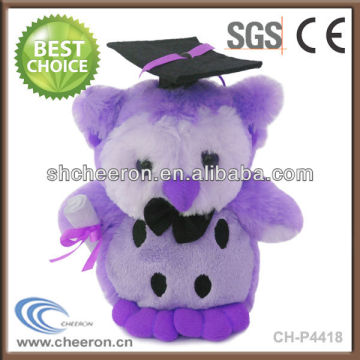 Graduation owl plush toys wholesale