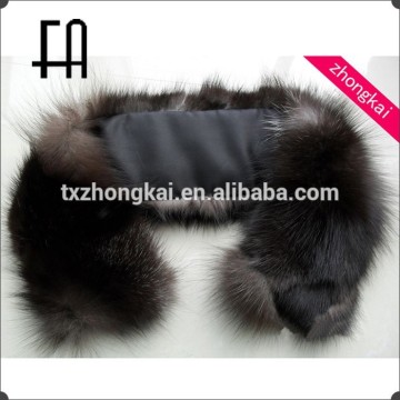 Factory direct wholesale price jacket fur collar/jacket silver scarp fox fur collar/fox fur collar