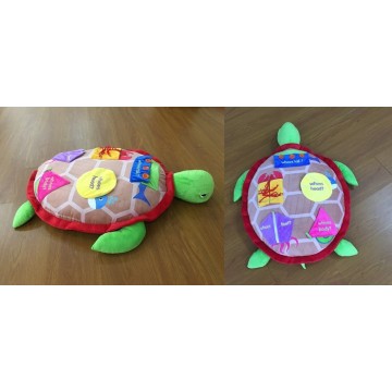 Tortuga de juguetes de aprendizaje temprano para bebés