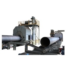 Diabolo Roller Conveyor Shot Blasting Machine for Steel Pipes