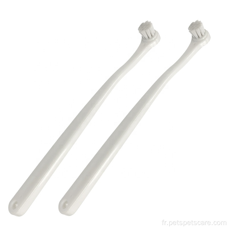 Nouvelle arrivée brosse à dents de chien de brossage doux pour animaux de compagnie