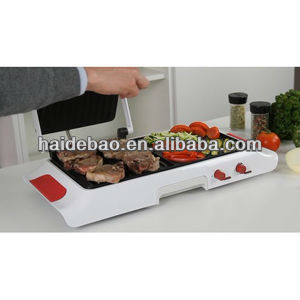 multi grill home party with marble coating grill