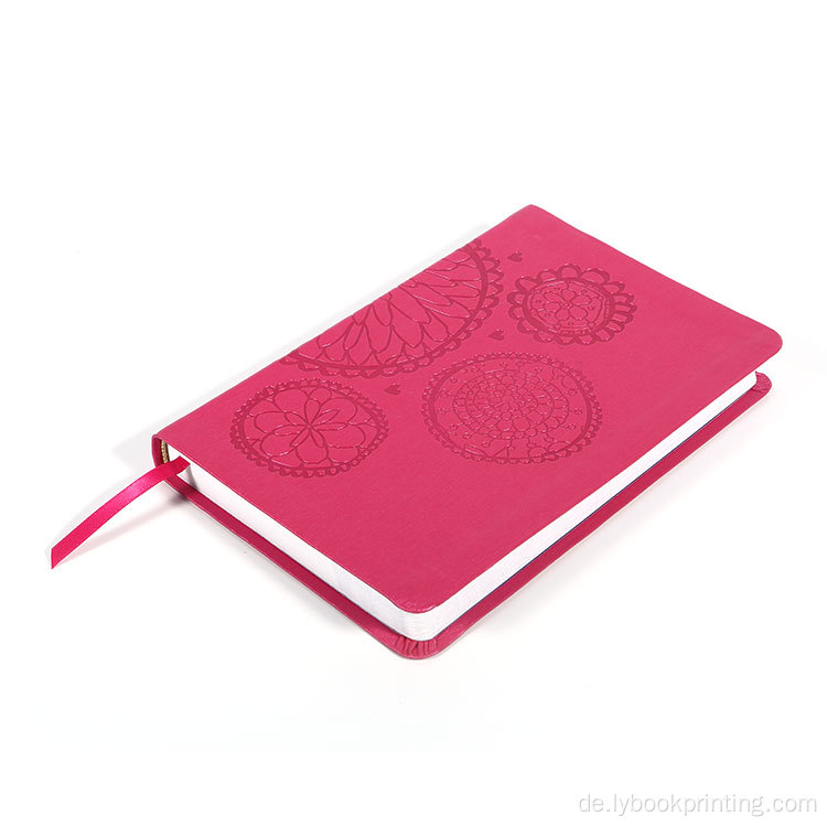 OEM Customized Printing Pink English Hardcover Book