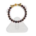 Men Dragon Beads Tiger's Eye Charms Stretch Bracelet