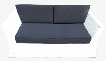 cheap double rattan sofe with cushion/outdoor furniture