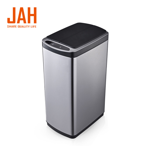 JAH rectangle butterfly open trash can