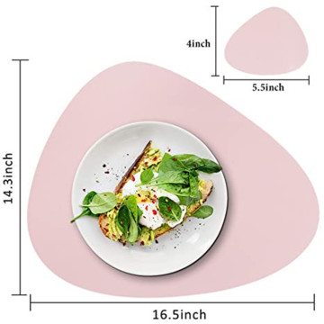 Siliconen placemats onderzetters eten matten wasbaar waterdicht