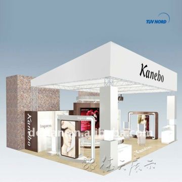 custom & design booth / exhibition booth system also provide printing service, easy changing picture