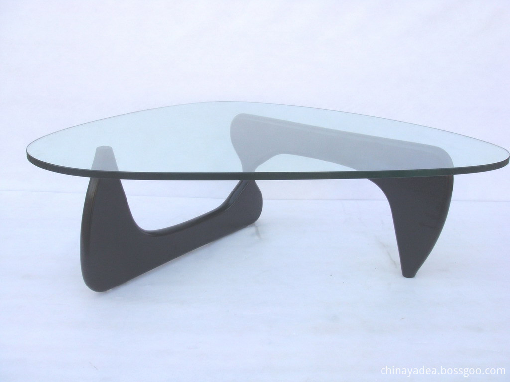 Isamu Noguchi Coffee Table with glass top