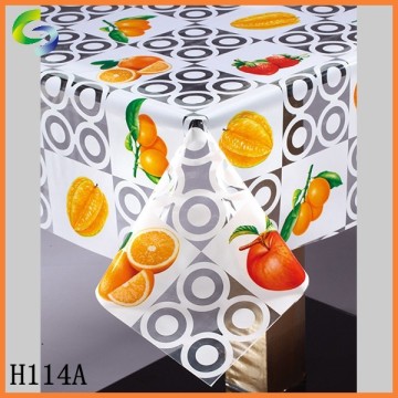 Shuangjie transparent pvc tablecloth in roll