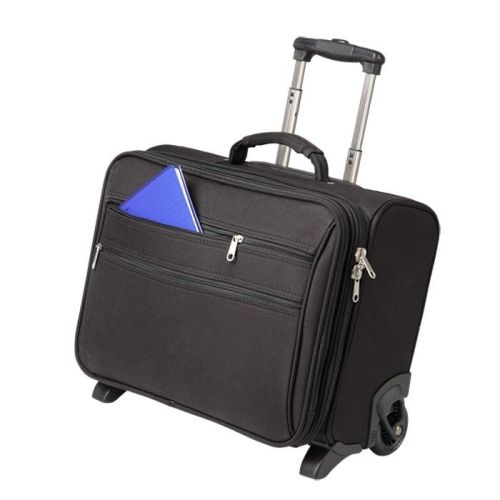 Large Sports Trolley Travel Luggage Bags , Separate End Zippered Shoe Pocket