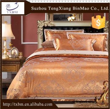 100% silk bedding set with jacquard flower