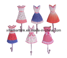 Lady′s Dress Wall Hook, Poly Resin Hanging Hook, Coat Hook