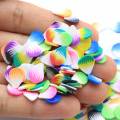 En gros 500g coloré polymère argile fleur pétale tranches Slime remplissage artisanat faisant bricolage confettis Nail Art autocollants