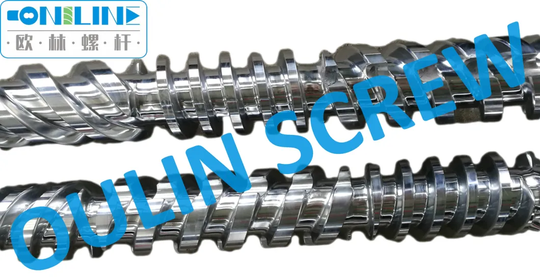 Vis et baril parallèles bimétalliques Kmd pour l'extrusion de panneaux PVC/WPC