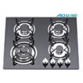 Four Burners Built In Kitchen Tempered Glass GasHob
