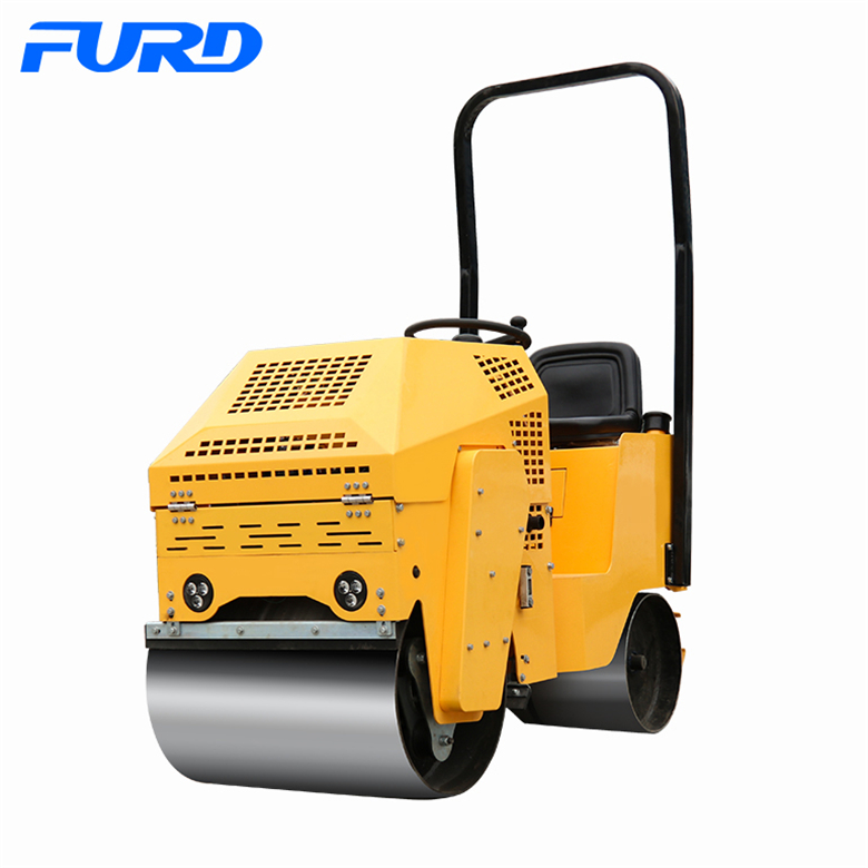 Double Drum Small Vibratory Roller Road Roller Roller For Road Construction