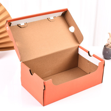 Stora korrugerade papperskvinnor Sneaker Box