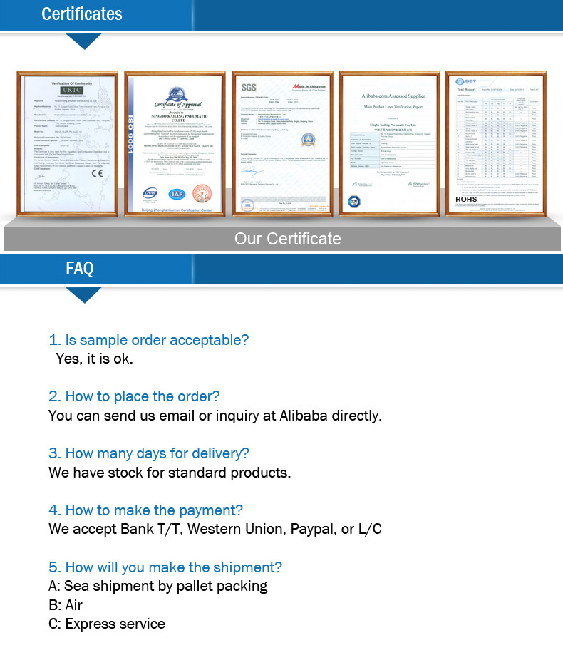 KLQD brand pulse operation pneumatic diaphragm control valve