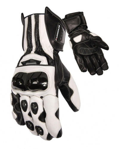 Motorbike Leather Gloves-Leather Racing Gloves