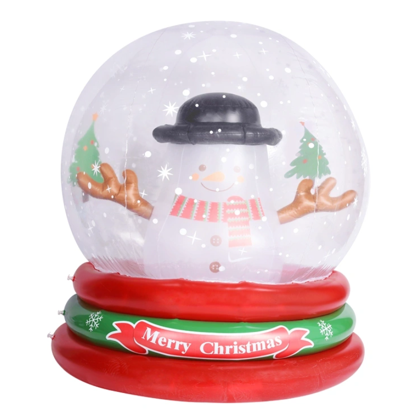 Inflatable crystal ball for Christmas decoration