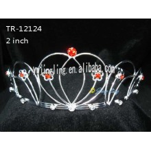 Red Rhinestone Wholesale Girl Tiaras