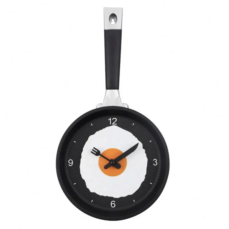 Kitchen Wall Clock Decorative Frying Pan Wall Clock