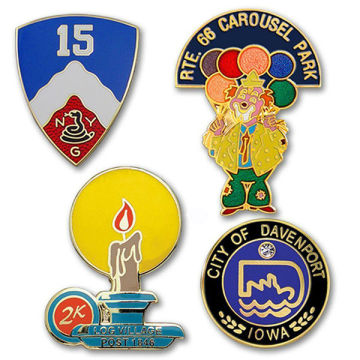 custom logo promotional souvenir lapel pins