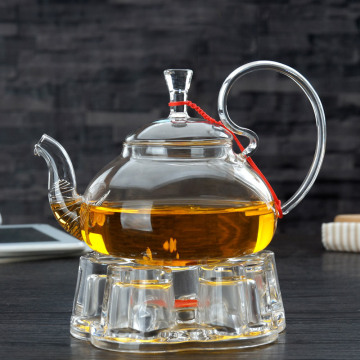 600ml Borosilicate Glass Tea Set Glass Tea Cup Set Glass Tea Pot Set