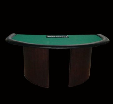 78' blackjack high quality poker table with dealer spot