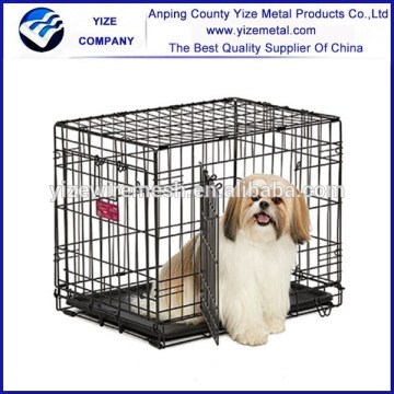 Mid West Wire Dog Crate With Divider Panel /48 Inch Metal Collapsible Dog Cage