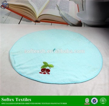 round cheap kitchen towel cotton kitchen towel with embroidery