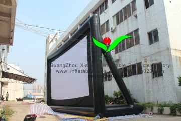 0.6MM PVC Tarpaulin air tight 52x29ft huge projective inflatable moive screen