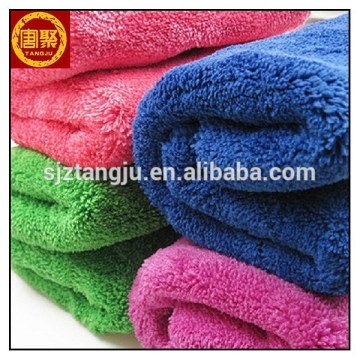 OEM coral fleece microfibre cleaning cloth