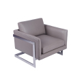 Modern Milo Baughman 989 Deri Lounge Sandalye